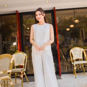 Bộ dài cộc Cardina 3DF05 vải đũi nhiều màu