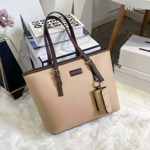 Túi công sở QC 37cm Nâu nhạt OULANYA