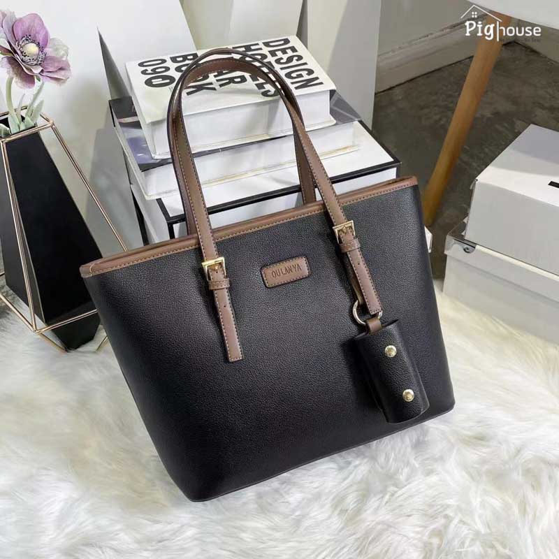 Túi công sở QC 37cm Đen OULANYA