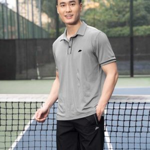 Bộ nam cổ Polo Rinoboss BNA452X màu ghi