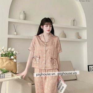 Bộ dài cộc tai nghe màu nâu