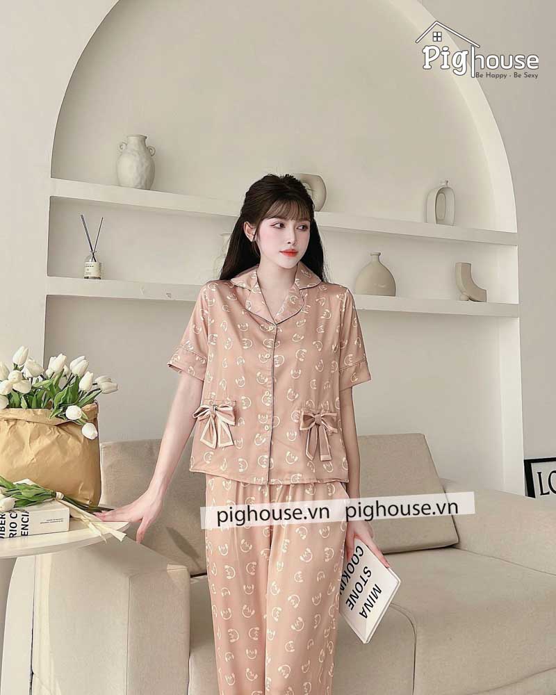 Bộ dài cộc tai nghe màu nâu