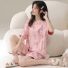 Bộ đùi cộc cotton màu hồng đồng giá