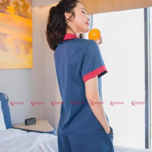 Bộ đùi pijama Cardina lụa trơn 1PI25