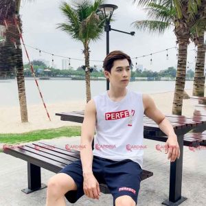 Bộ cotton Cardina áo sát nách 2CM08