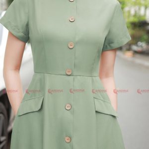 Đầm ký giả công sở Cardina 3VK04