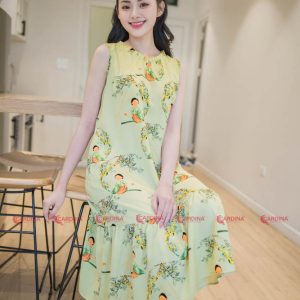Đầm suông cardina sát nách 3VM02
