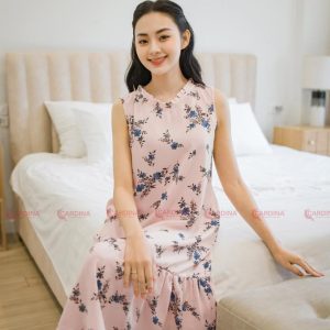 Đầm suông cardina sát nách 3VM02