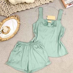 Bộ Pijama Yếm kèm nơ xinh