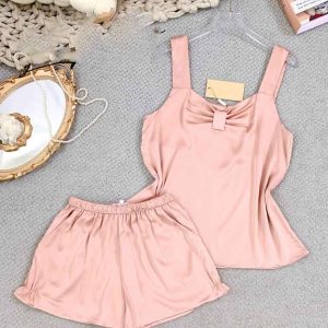 Bộ Pijama Yếm kèm nơ xinh