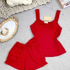 Bộ Pijama Yếm kèm nơ xinh