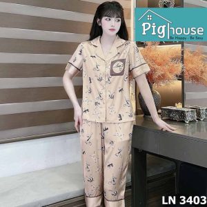 Bộ Pijama ngố chữ Gucci