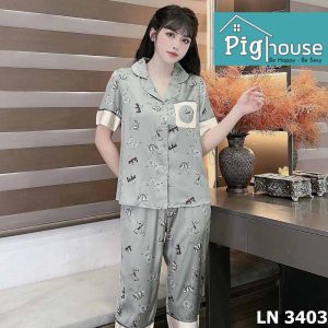 Bộ Pijama ngố chữ Gucci