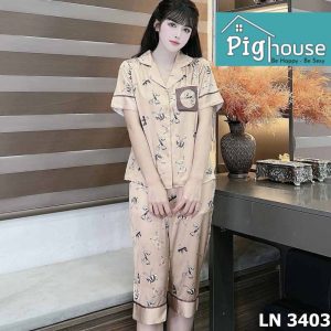 Bộ Pijama ngố chữ Gucci