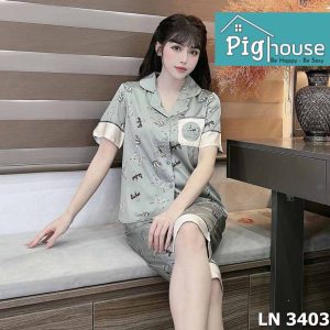 Bộ Pijama ngố chữ Gucci