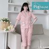 Bộ Pijama ngố in hình nơ tim