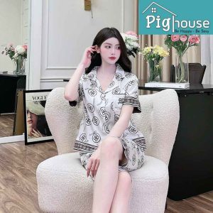 Bộ Ngố Pijama chữ BB Burberry