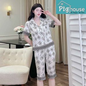 Bộ Ngố Pijama chữ BB Burberry