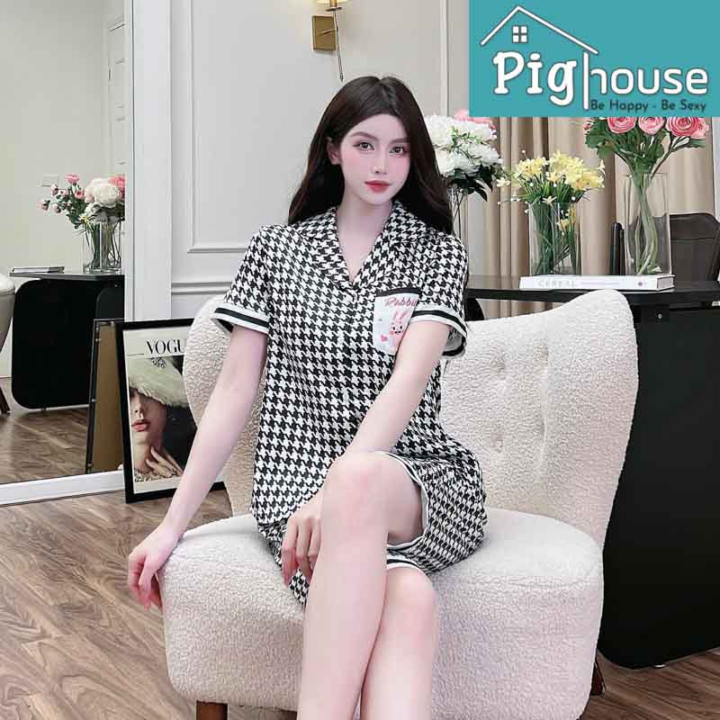 Bộ Pijama ngố họa tiết chữ Rabbit