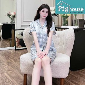 Bộ Pijama ngố họa tiết chữ Rabbit