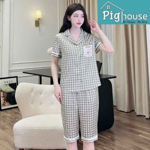 Bộ Pijama ngố họa tiết chữ Rabbit