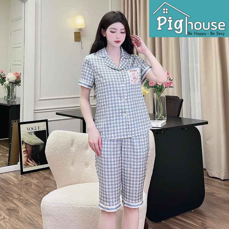 Bộ Pijama ngố họa tiết chữ Rabbit