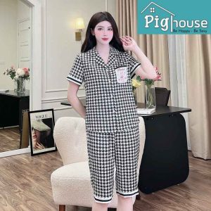 Bộ Pijama ngố họa tiết chữ Rabbit