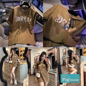 Áo phông đồng giá in chữ drew