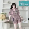 Bộ pijama đùi họa tiết chữ FPNDE