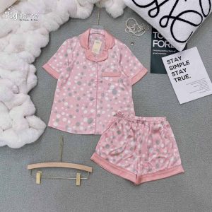 Bộ pijama đùi LV chấm tròn