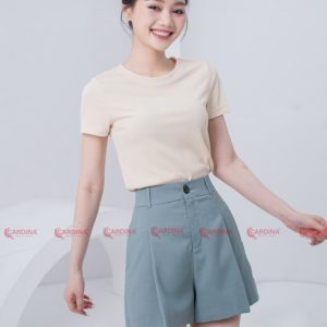Quần Short Cardina dáng A xếp ly thân trước 3QF12