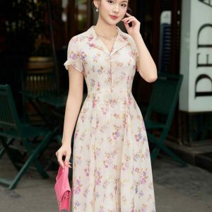 Đầm liền Rose Black RDL2555