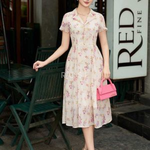 Đầm liền Rose Black RDL2555