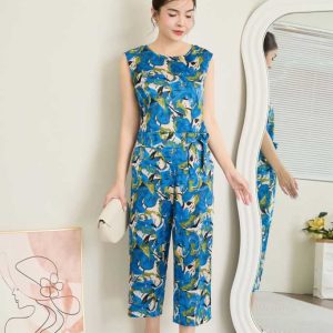 Bộ suông lụa satin Vivian 907