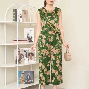 Bộ suông lụa satin Vivian 907