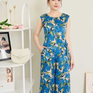 Bộ suông lụa satin Vivian 907