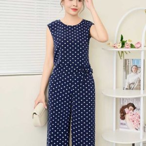 Bộ suông lụa satin Vivian 907