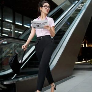 Áo sơ mi cổ Đức thanh lịch