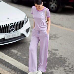 Bộ Cotton Kẻ Trẻ Trung Mặc Nhà