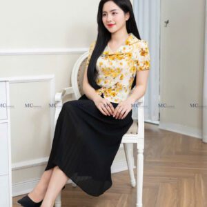 Áo sơ mi hoa nhí MC Fashion mềm mại tinh tế