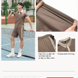 Bo cotton the thao nam thoang mat