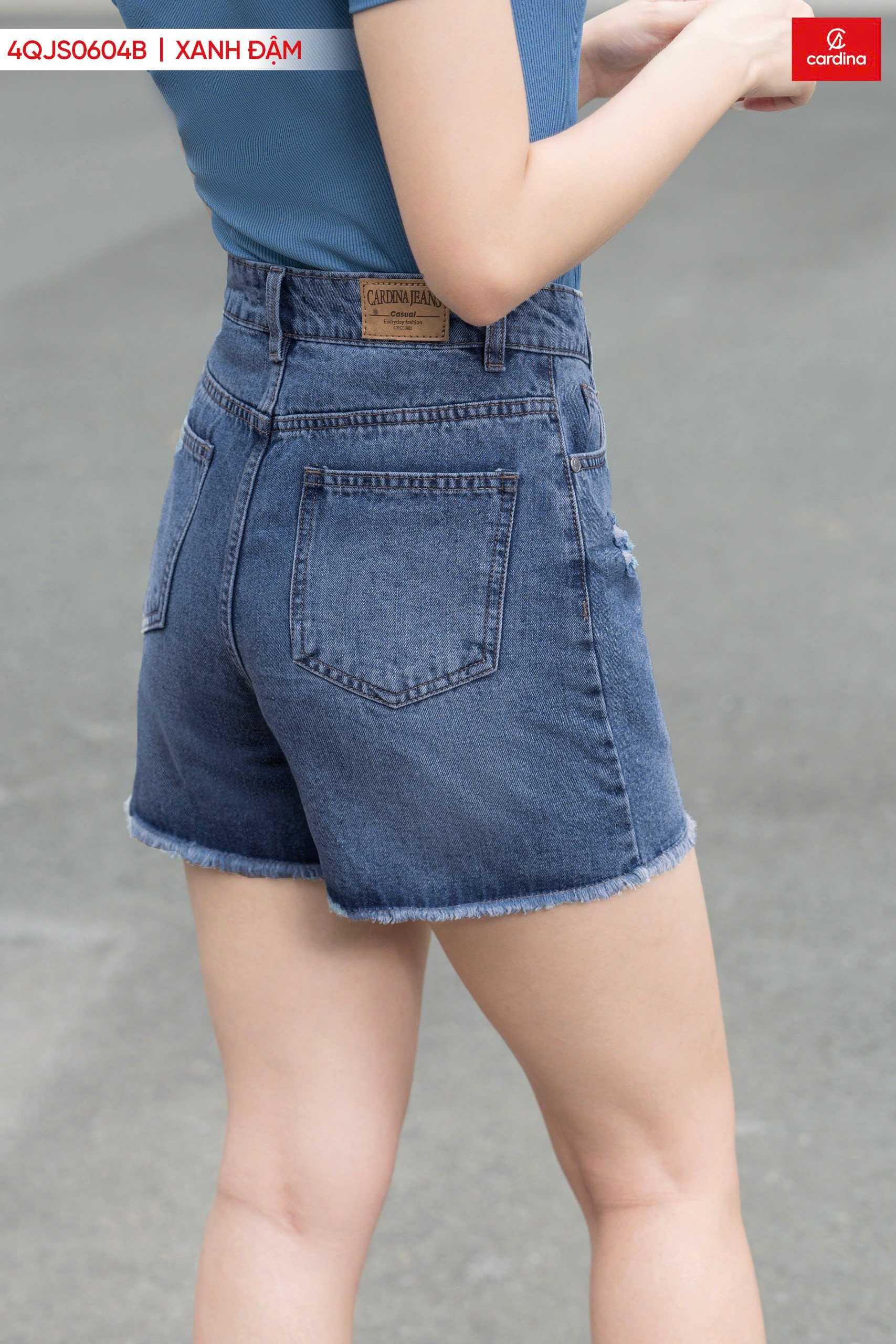 Quần Short Jean A Tôn Dáng Thoải Mái