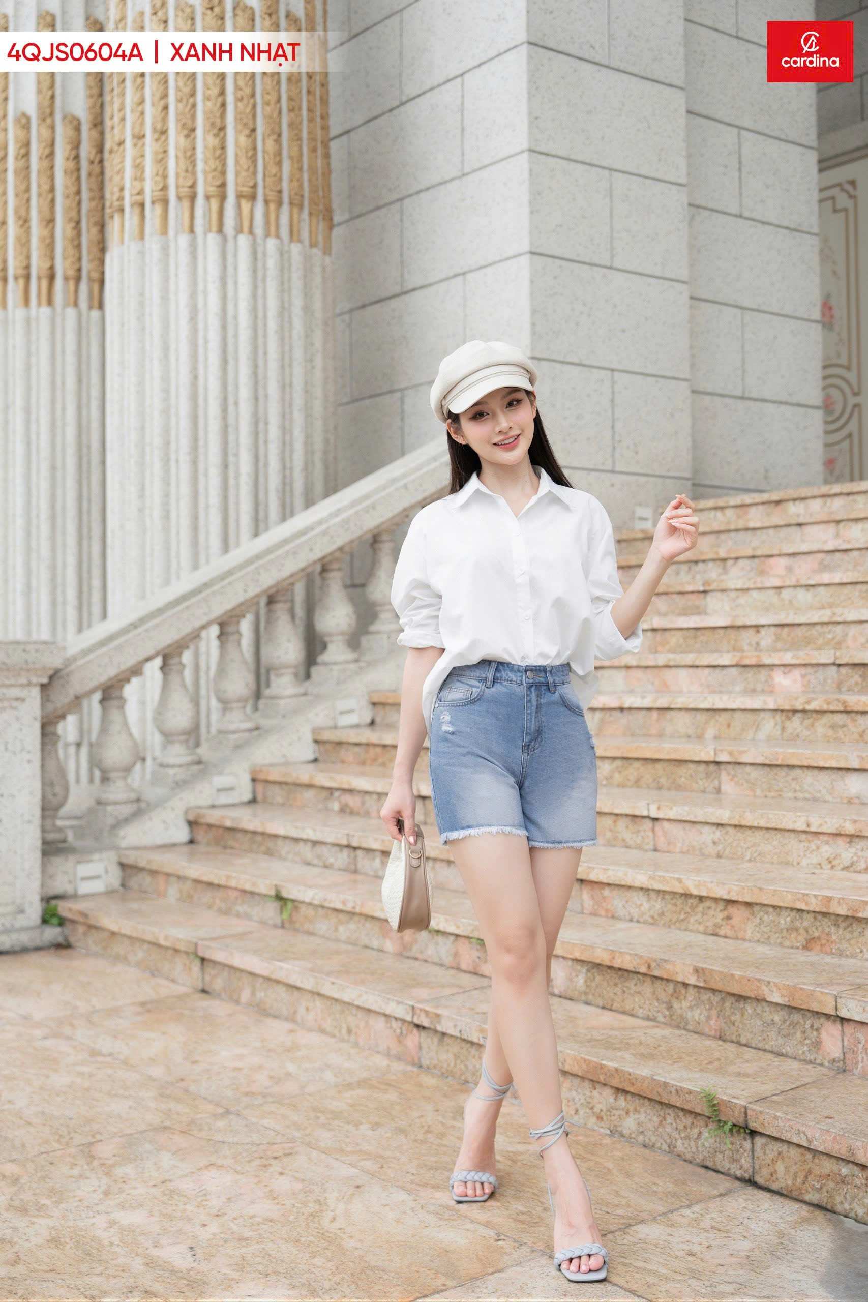 Quần Short Jean A Tôn Dáng Thoải Mái