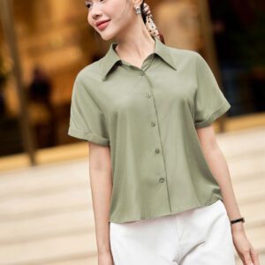 Áo Sơ Mi Cổ Nhạn Hot Trend Xuân Hè