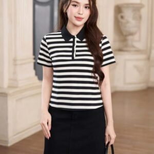 Áo Polo Kẻ Coolmax Luperi