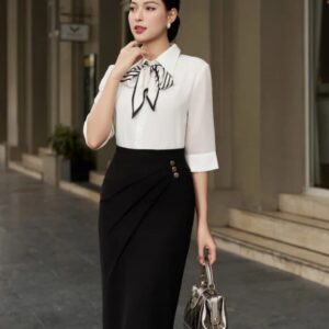 áo sơ mi trắng tay lỡ luperi