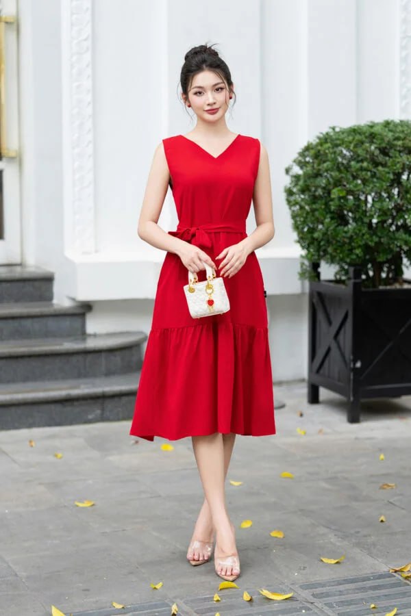 Maxi Suong Sat Nach Linen Cao Cap Luperi