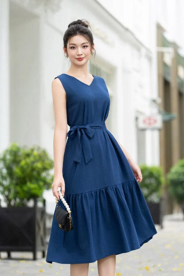 Maxi Suong Sat Nach Linen Cao Cap Luperi