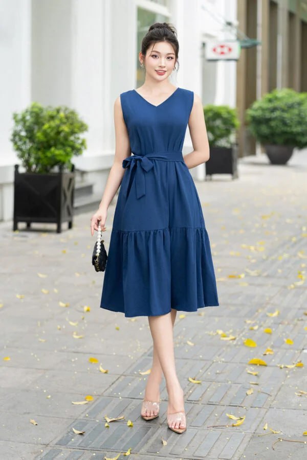 Maxi Suong Sat Nach Linen Cao Cap Luperi