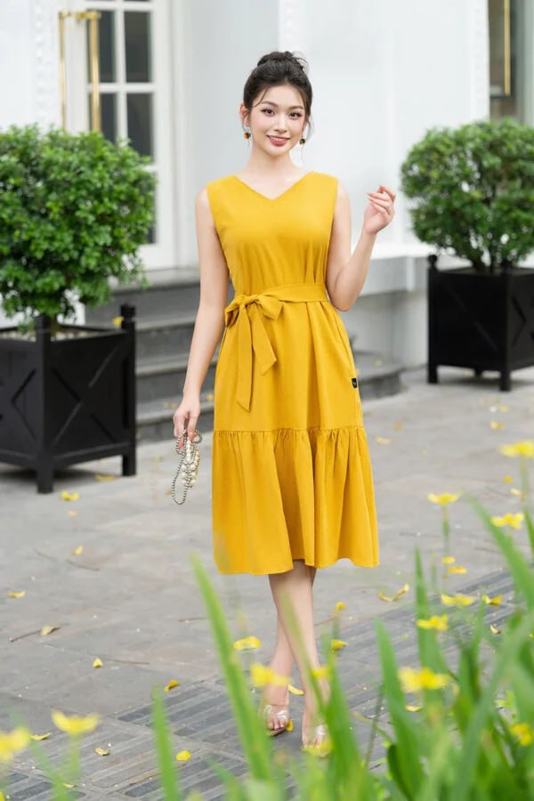 Maxi Suong Sat Nach Linen Cao Cap Luperi